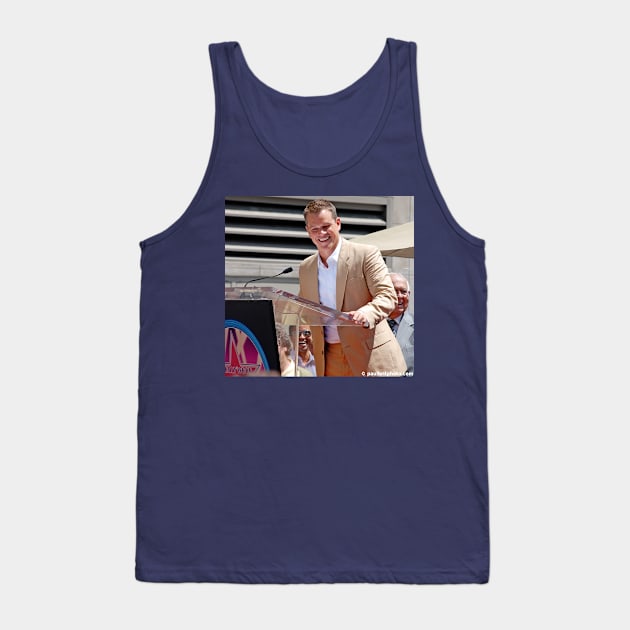 Matt Damon Hollywood Walk of Stars Tank Top by paulbritphoto